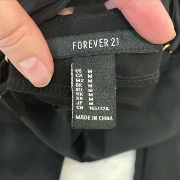 Forever 21 Black Cutout back Jumpsuit Size Medium - Picture 10 of 12